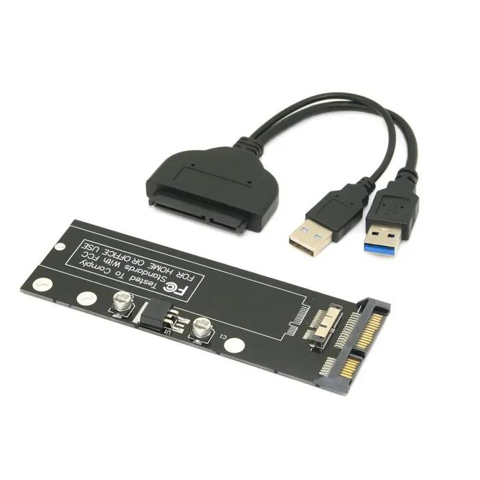 USB 3.0  12 + 6pin SSD HDD-SATA 22Pin ϵ ũ īƮ ̺-Apple 2010 2011 Macbook Air A1369 A1370 SSD
